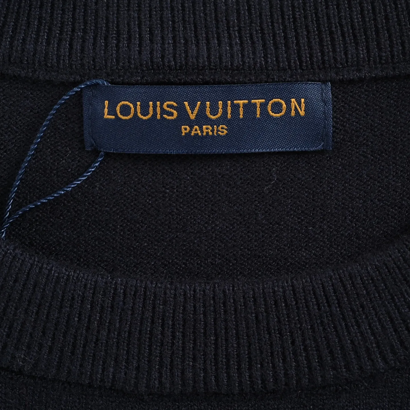 Louis Vuitton/Louis Vuitton love jacquard knitted crew neck sweater